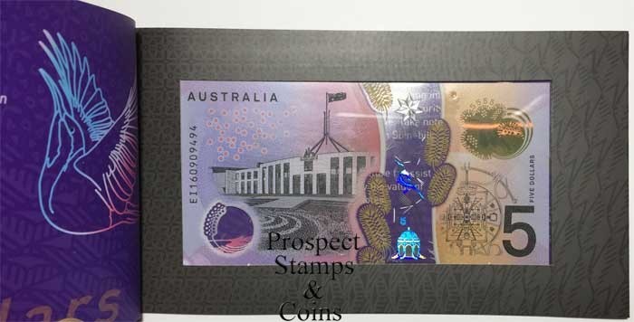 2016 $5 - STEVENS & FRASER -R224- UNC -Australian note in Next Generation Folder