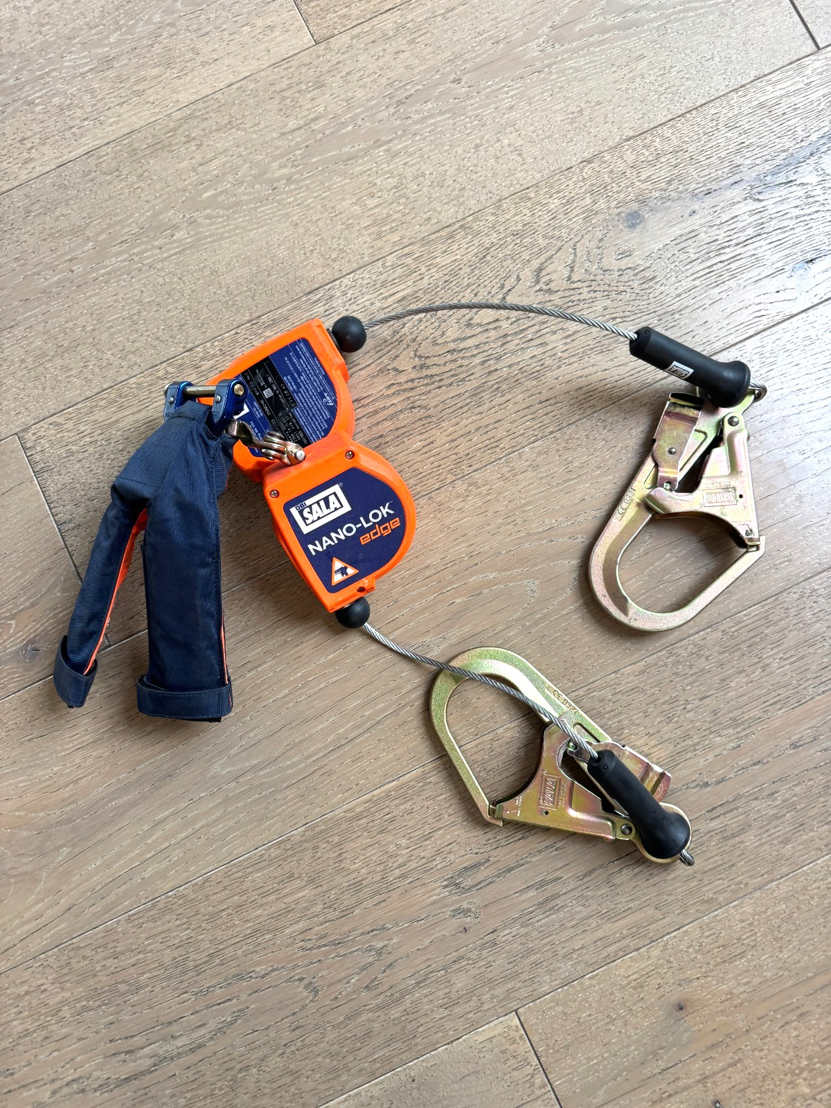 DBI-SALA Nano-Lok Edge 3500246 Twin Leg 8ft Retracting Lifeline SRL Rebar Hooks