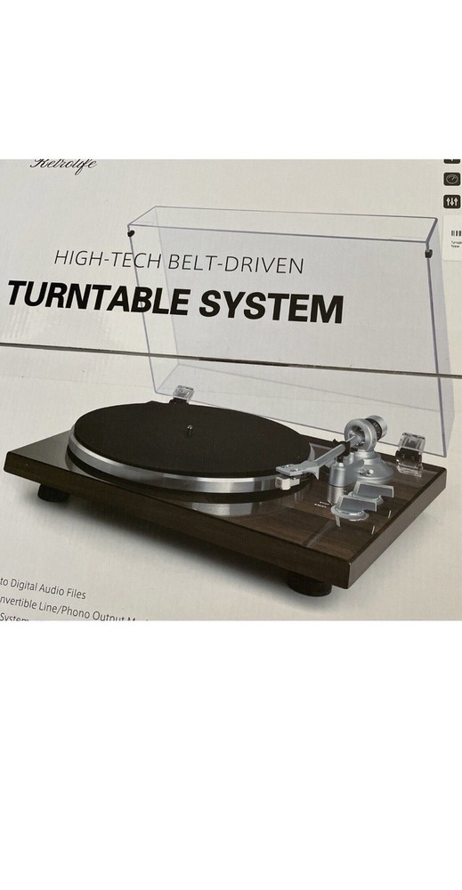 Retrolife HQKZ-006 High-Tech Belt-Driven Turntable System