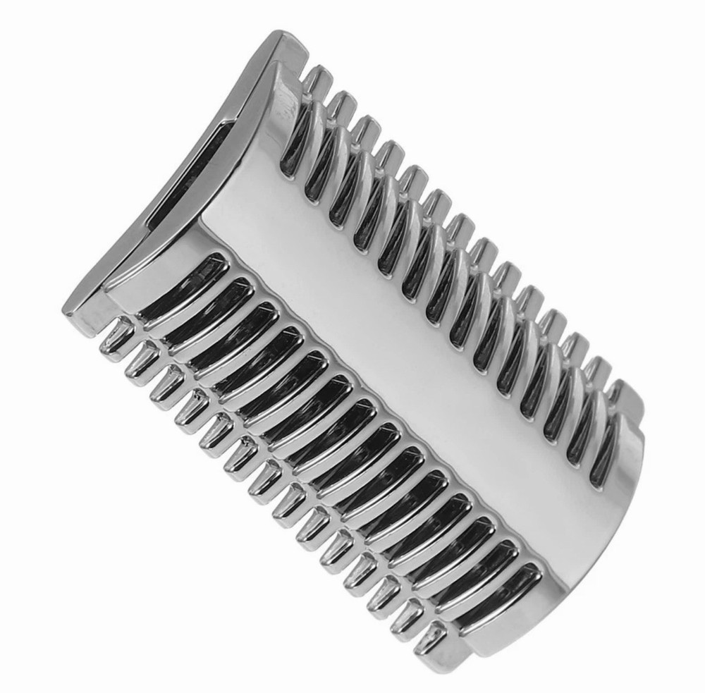 Razorock SLOC Safety Razor Replacement Head Chrome Open Comb