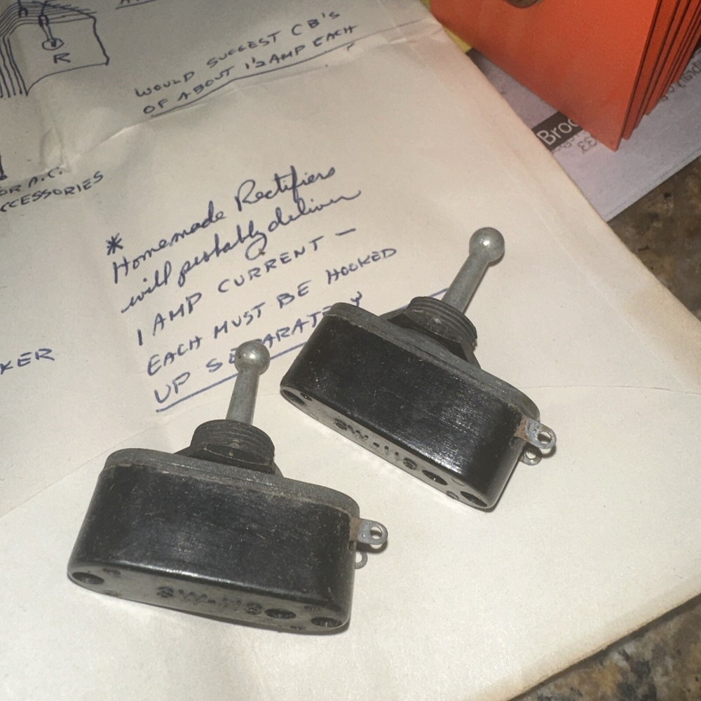 VTG Set Rectifier Power Supply Transformer Knobs Train Controller OOAK 75+ Pcs