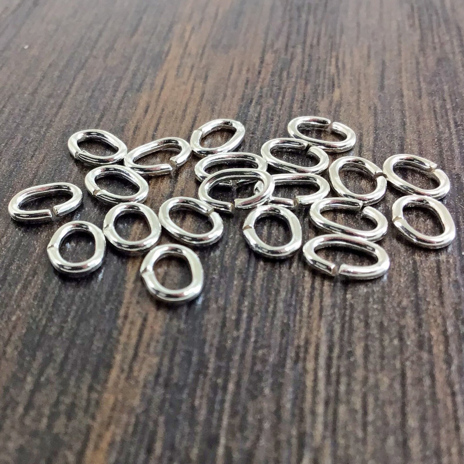 925 Sterling Silver 3mm 4mm 5mm 6mm 7mm Open/Closed Jump Rings Round/Oval 20pcs