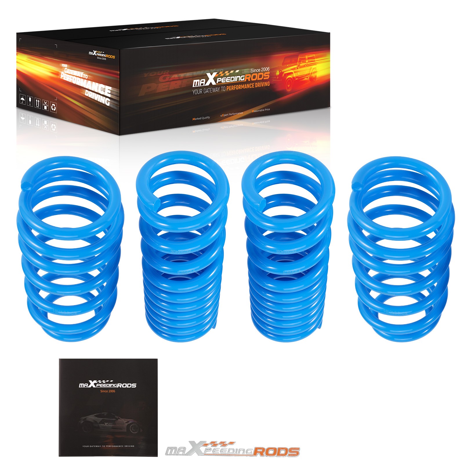MaXpeedingrods Lowering Springs 2.2"F / 2.2"R For Dodge Challenger RWD 2008-2023