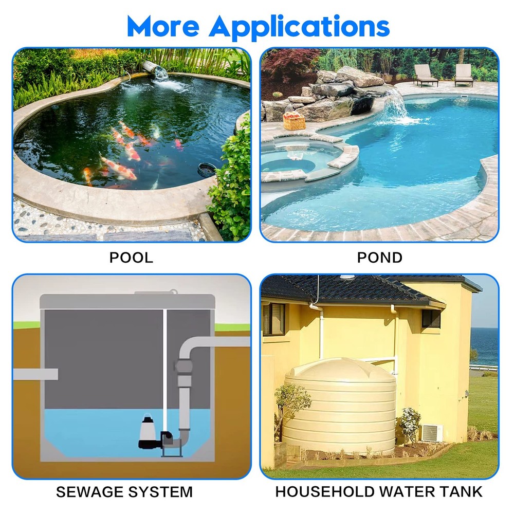 Float Switch for Sump Pump, Briidea Tethered Water Tank...