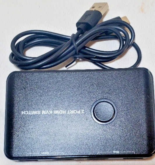 KVM Switch HDMI 2 Port Box ABLEWE USB and HDMI Switch