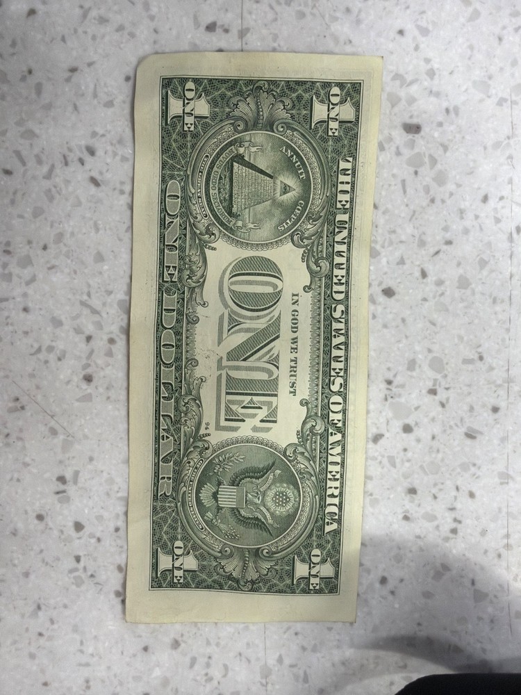 Miscut/Misprinted USD, both sides off