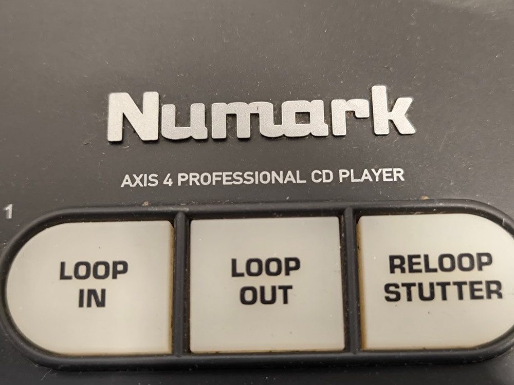 Numark Axis 4 Professional CD Player - Power Tested