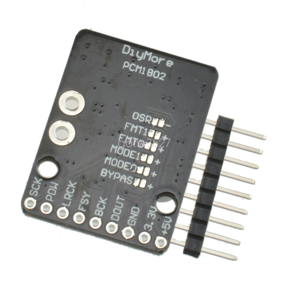 PCM1802 Audio Stereo A/D Converter ADC Decoder 24bit Amplifier Player Board