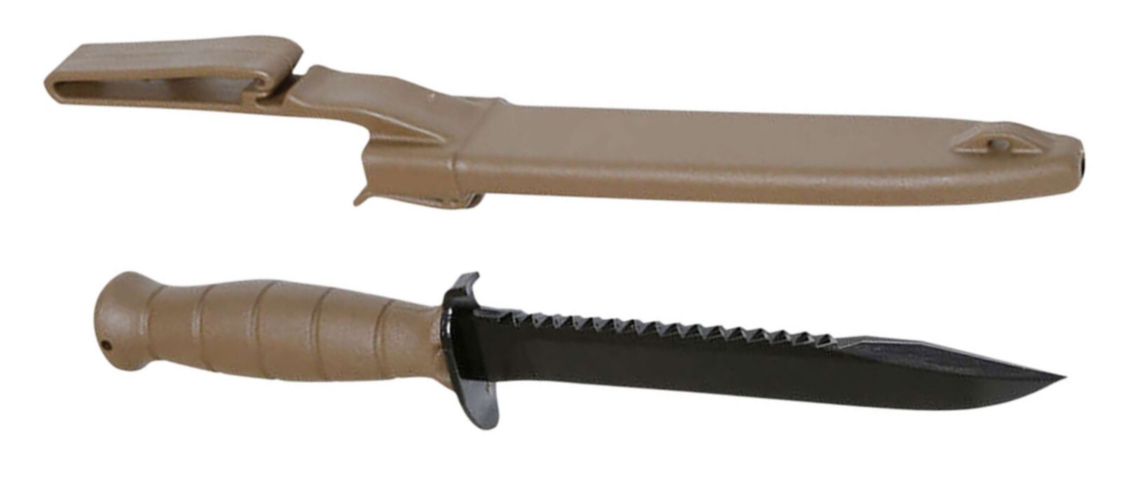 GLOCK FDE KD039179 Field Knife w/Sheath 6.5" w/Saw SAME DAY FAST FREE SHIPPING