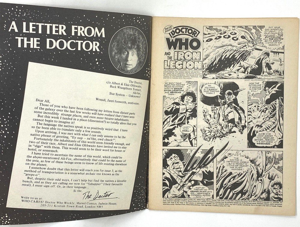 Doctor Who Weekly # 3 - October 31, 1979 (Marvel Comics)