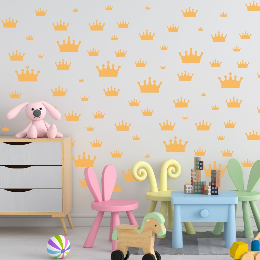 KIDS Reusable Plastic Stencils (5 pcs) // CROWN