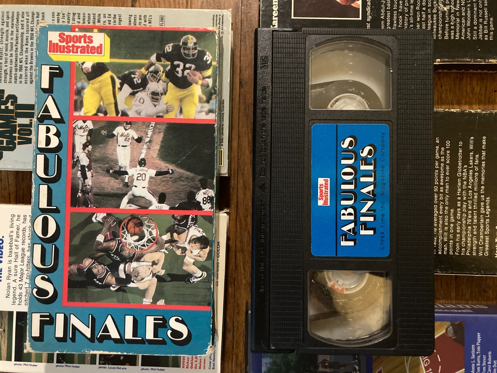 Greatest Sports Legends VHS lot of 7 Wilt Chamberlain NBA Basketball LA Lakers