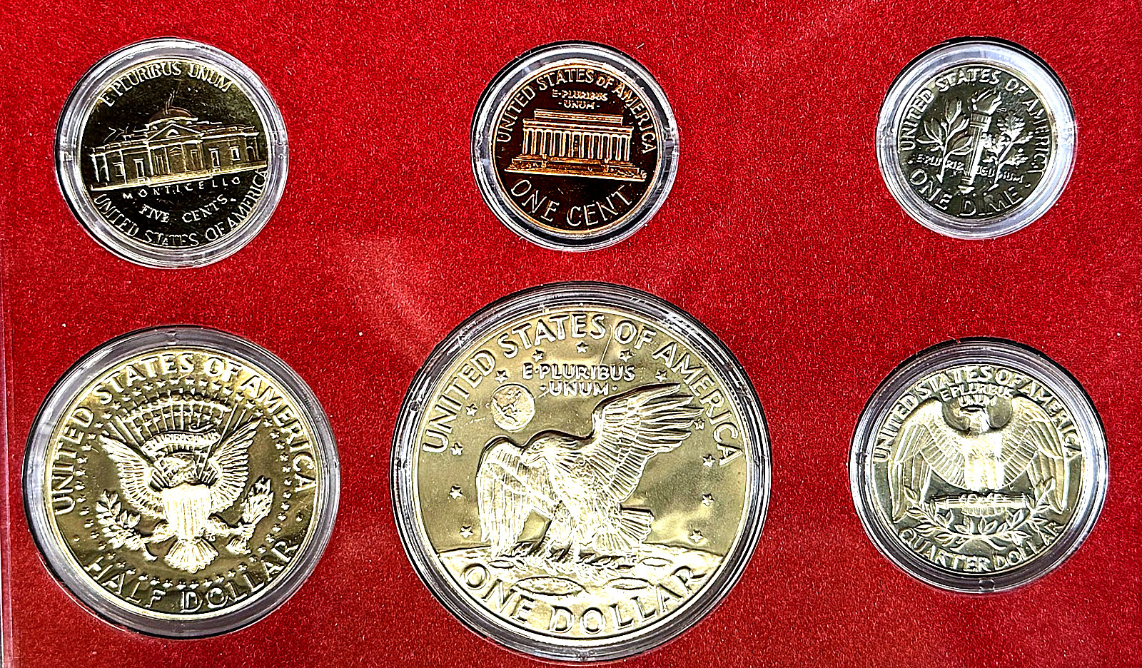 1974-S PROOF SET / EXTREMELY RARE / HARD TO FIND / UNC / ONLY (2,612,568) MINTED