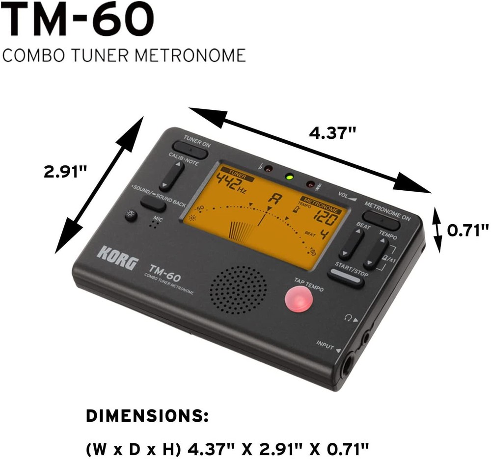 Korg Metronome TM60 Black