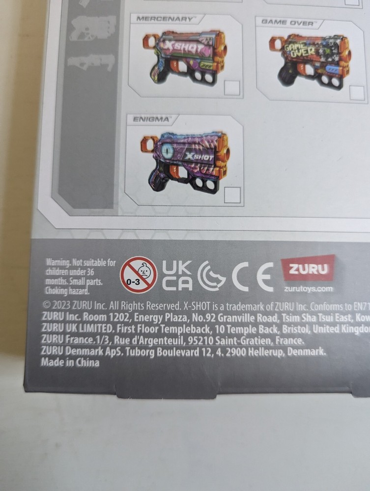 X-Shot SKINS Game Over Blaster Gun NIB