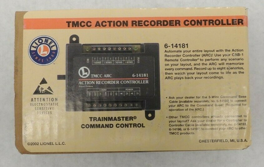Lionel TMCC ARC 6-14181 Action Recorder Controller
