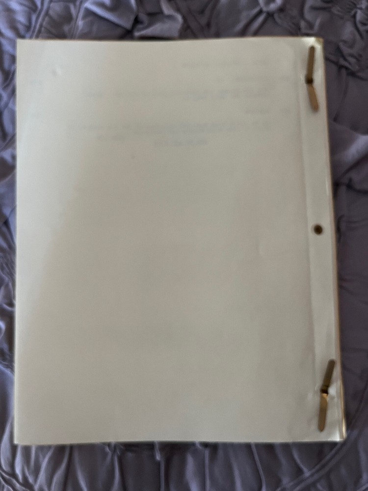 Lot of 5 Original "The Untouchables" TV Show Prod Draft Scripts | Paramount 