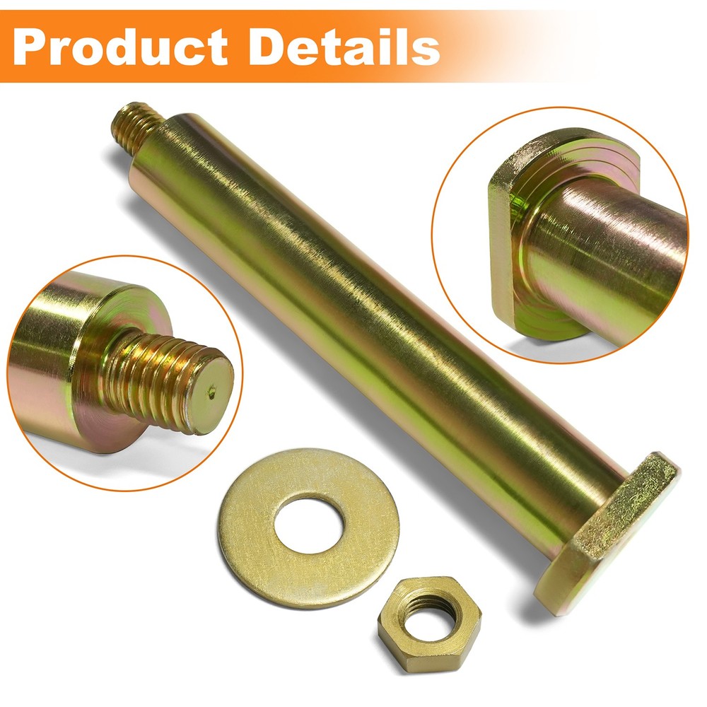 For Boss Snow Plow Pin V Plow Rt3 Horizontal Threaded Hinge Pin MSC09649