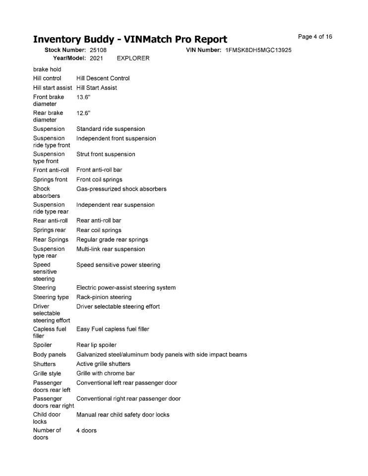 Camera/Projector Camera Windshield Mounted Fits 20-24 AVIATOR 1550915