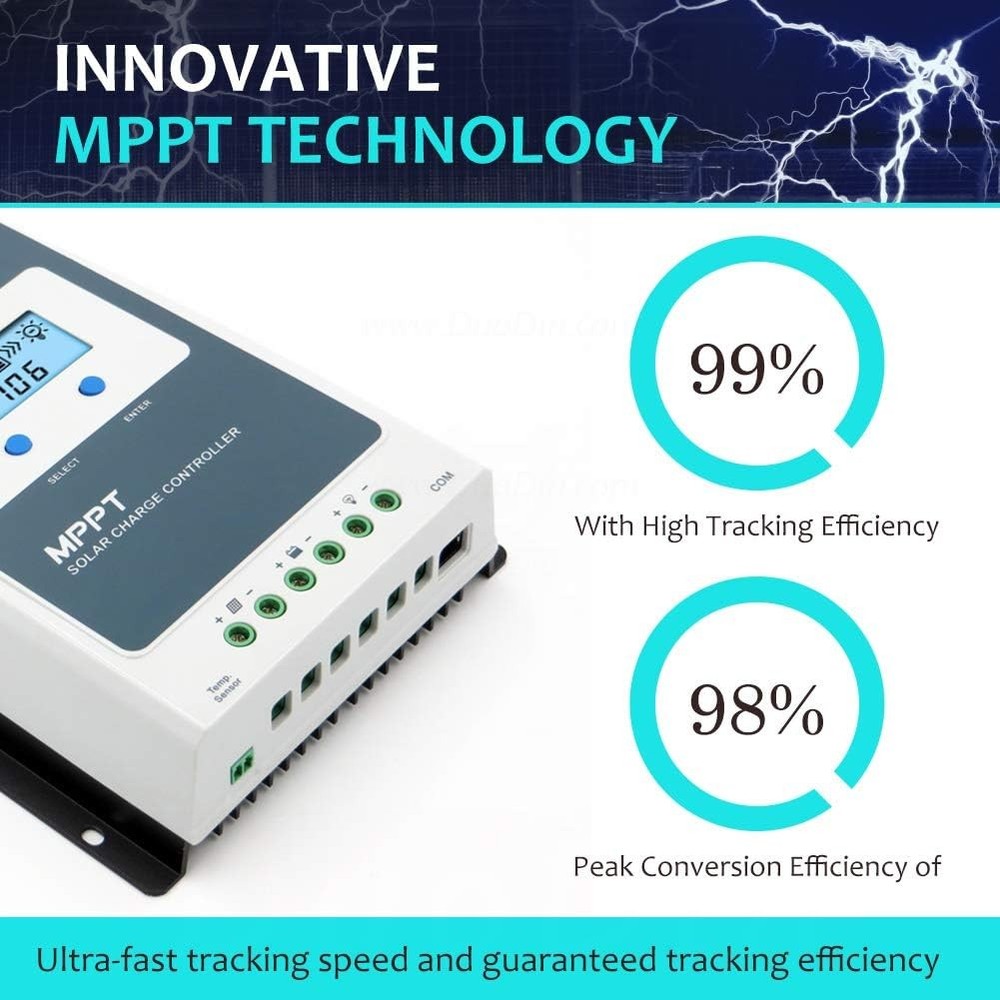 EPEVER 60A MPPT Solar Controller 12V 48V Auto