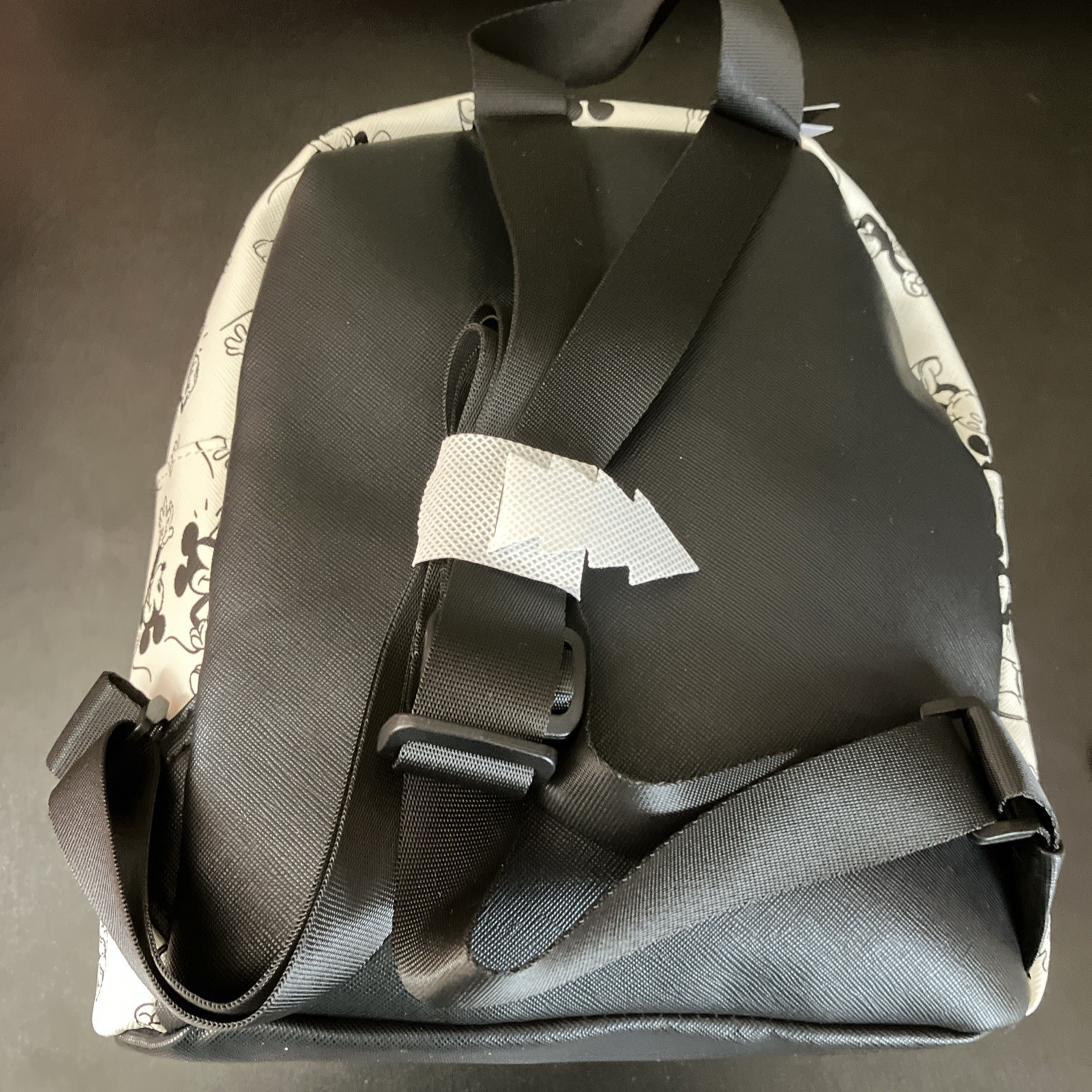 Disney's Mickey Mouse All Over Print Black & White Mini Backpack-NWT