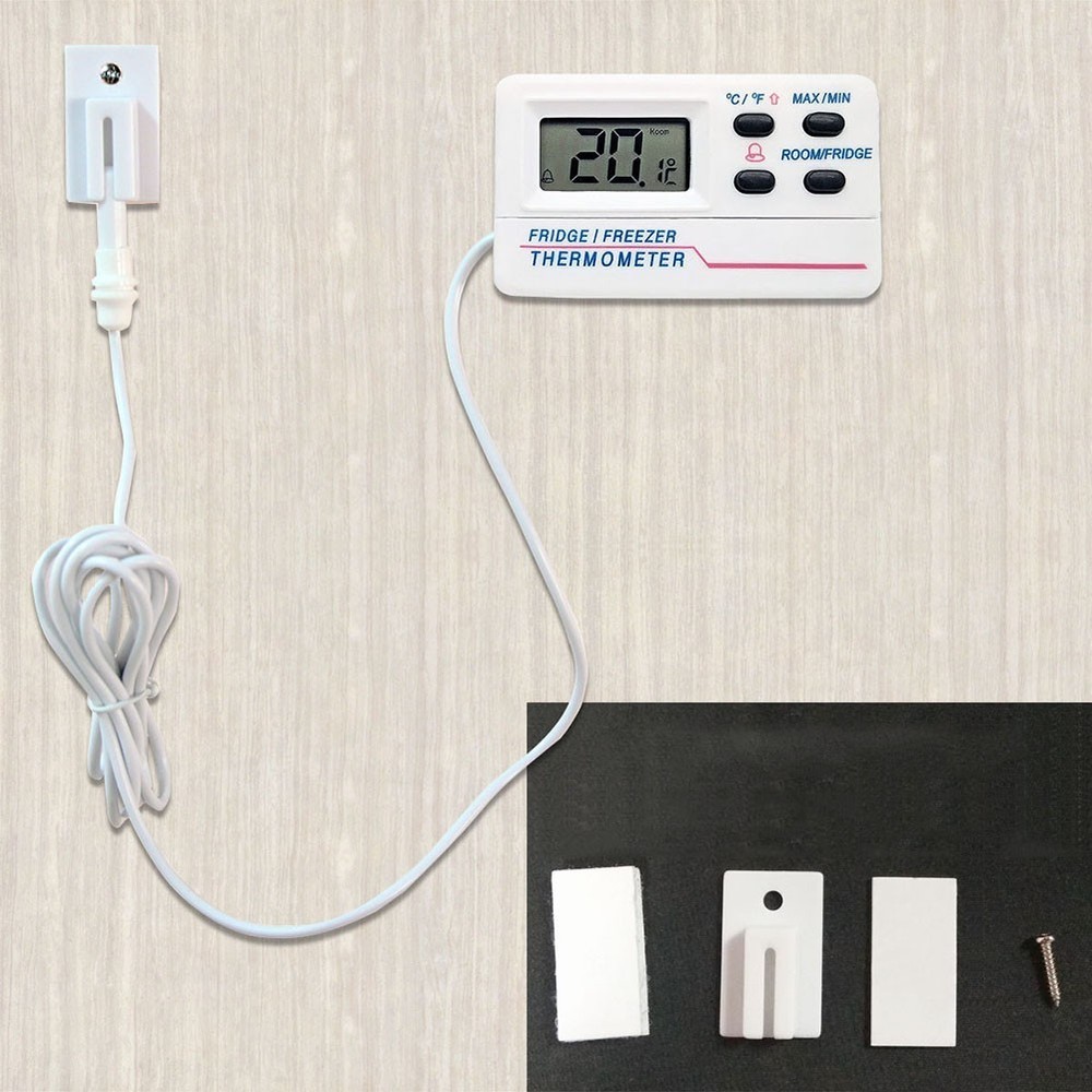 Refrigerator Digital Alarm Wide Temperature Range Easy Switchable Sensors
