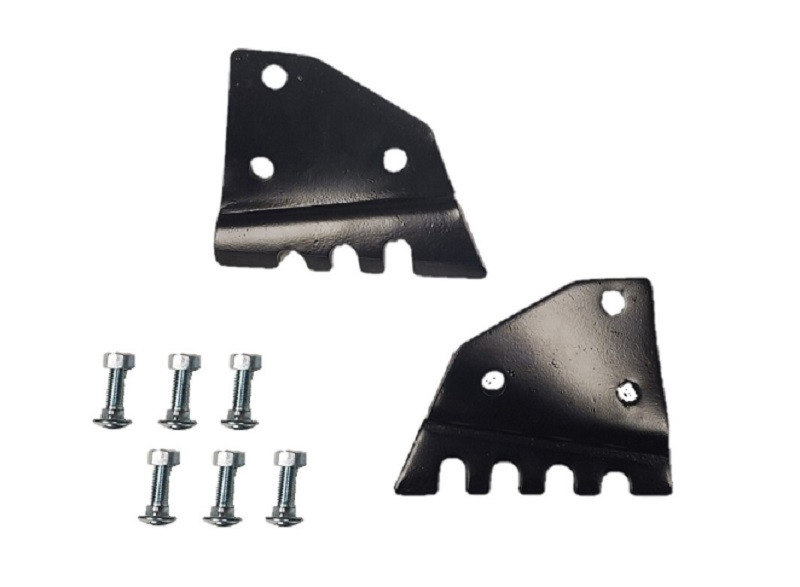 12" Post Hole Digger Serrated Auger Edges w/ Nuts & Bolts Replaces Danuser 50400