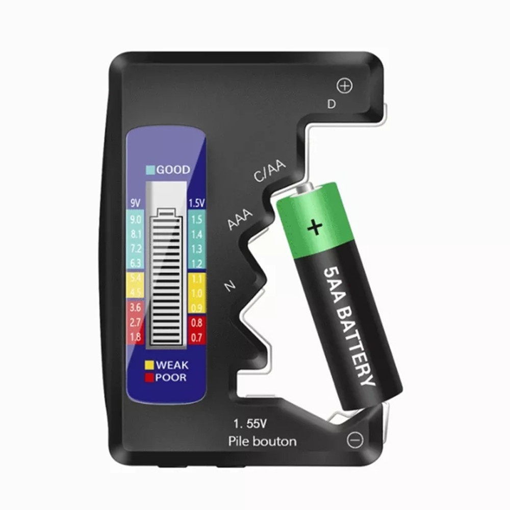 Battery Tester Battery Check Black Capacitance Detector Diagnostic Tool