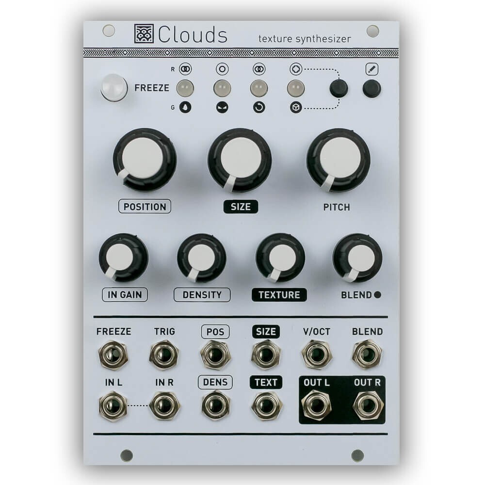 Clouds PCB & Panel - Texture Synthesizer Eurorack Module by Sound Study Modular