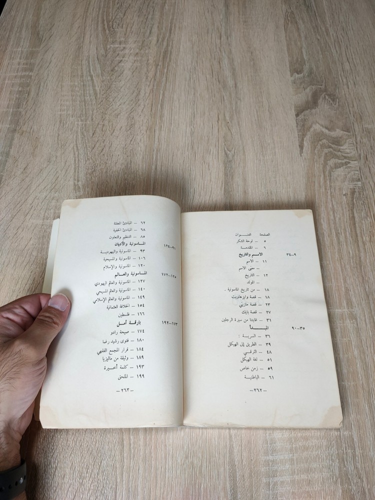 1982 Vintage Arabic Freemasonry Jews الماسونية أخوة البنائين الأحراراليهود