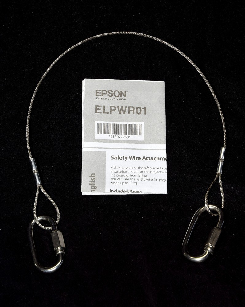 Epson ELPWR01 Projector Safety Wire Cable - Universal Uses - NEW