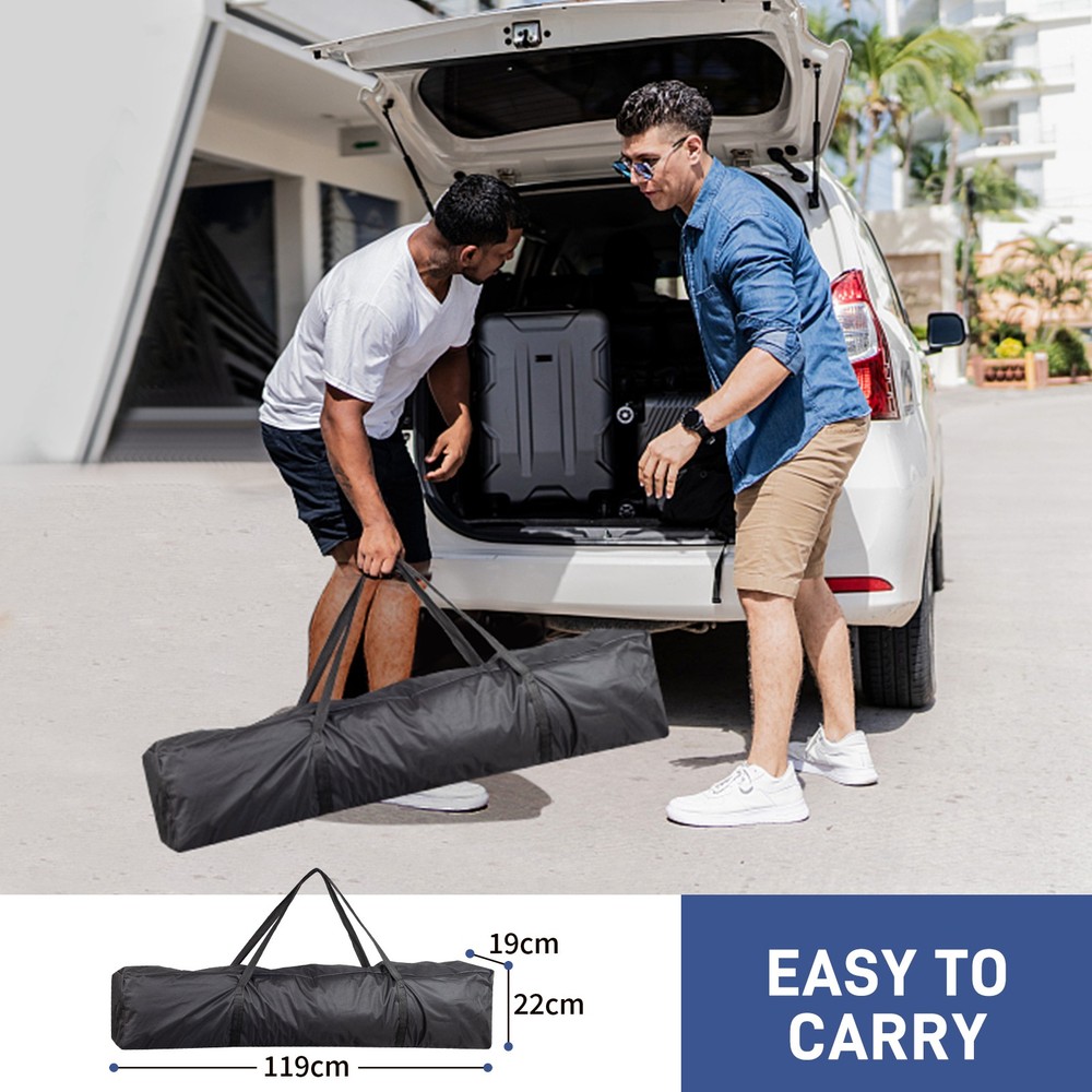 3 x 3m Practical Waterproof Right-Angle Folding Tent Blue