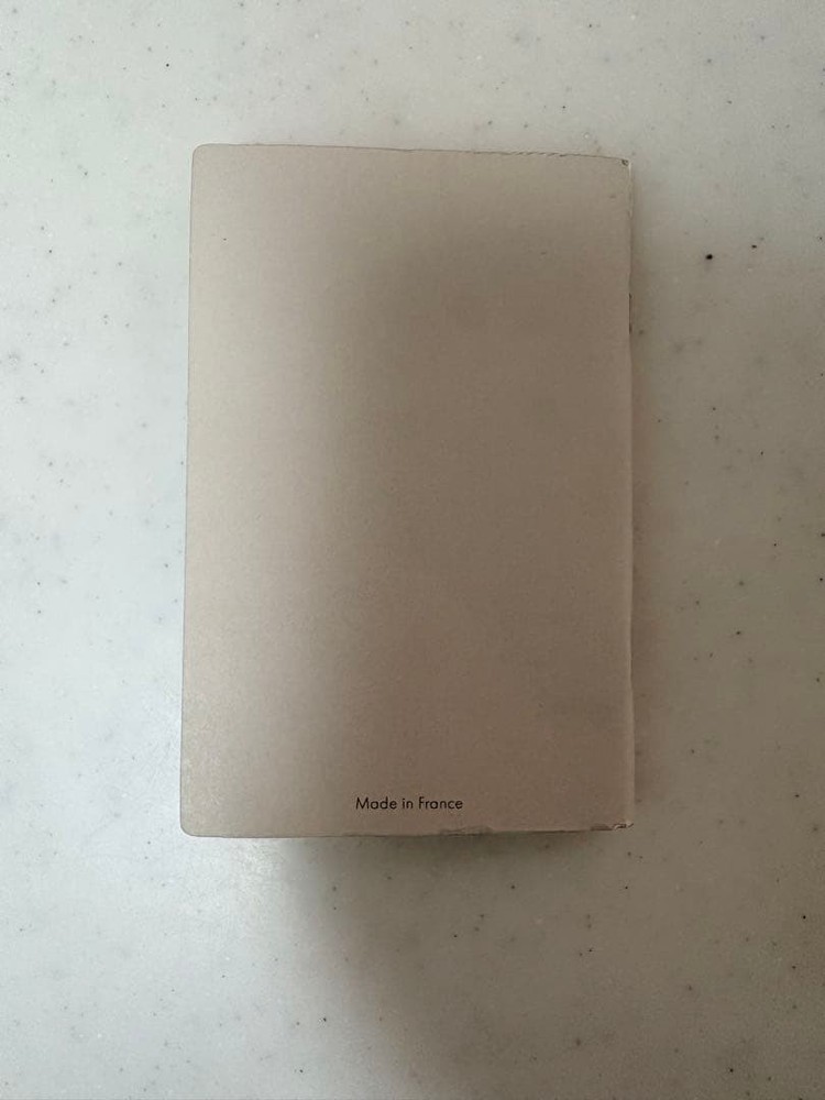 Used HERMES green leather notebook cover