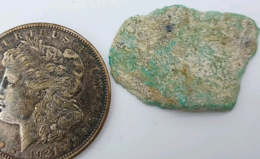 Turquoise Rough Slice