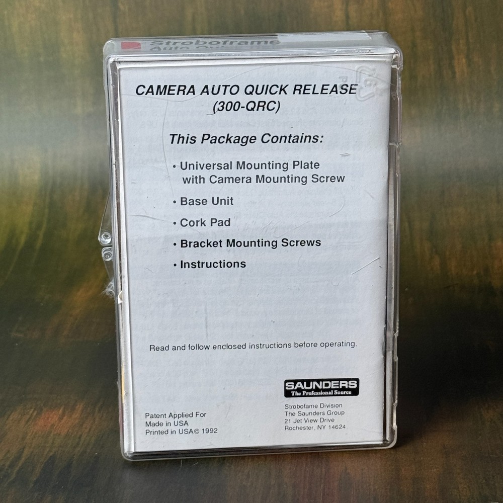 Stroboframe Auto Quick Release (300-QRC) with Universal Mounting Plate