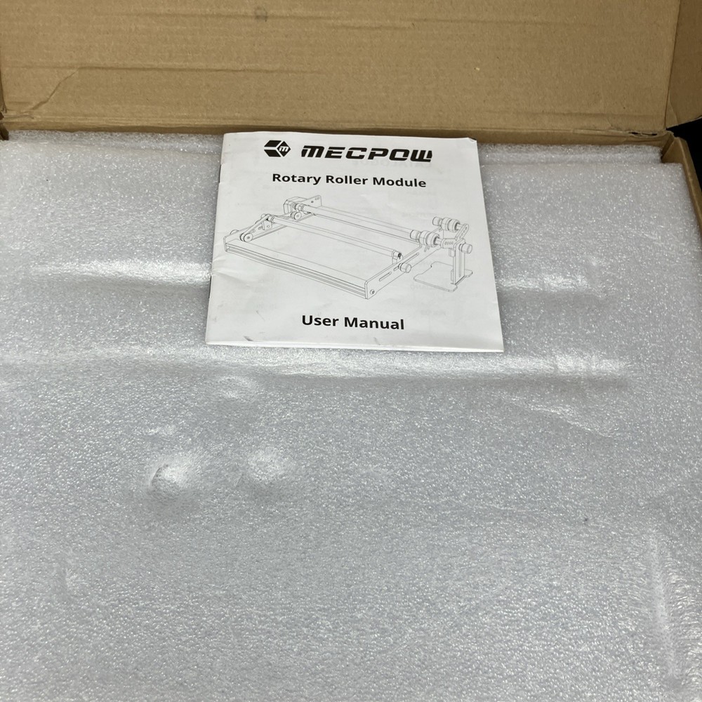 Mecpow G3 Pro Laser Rotary Roller for Engraving Round Objects with Adjustable