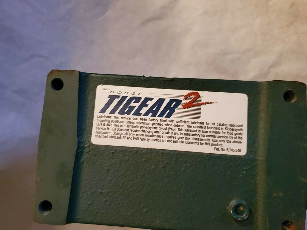Dodge Tigear 2 Reducer Model 26S20L 20:1 Ratio