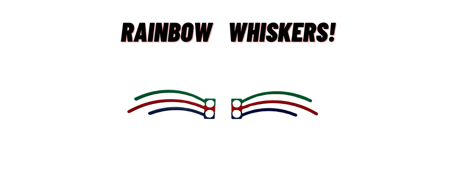 Loki's Whiskers -LEGO Tuxedo Cat Whiskers! Multiple Styles and Colors! -5 PAIRS!