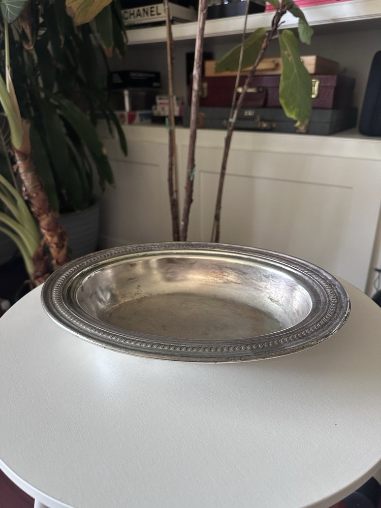 Silver Plated Vintage Fruit Bowl