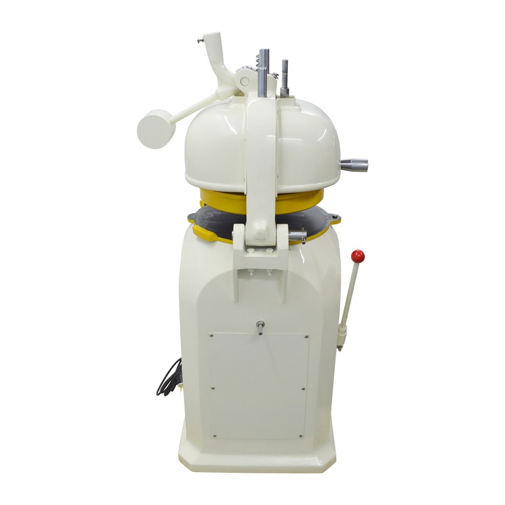 220V Semi-automatic Dough Cutting & Rounding Machine 16 Blocks Rolling Disc *3