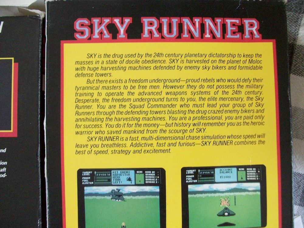 Sky Runner + Ace 2 (IBM PC Games on 3.5" Disks) UXB software