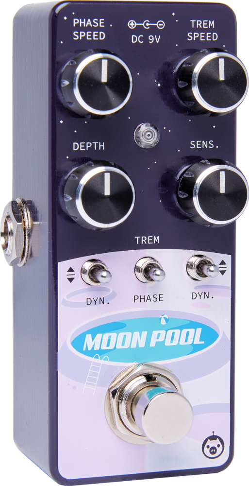 Pigtronix Moon Pool Tremvelope Phaser Micro Effects Pedal - EMTP