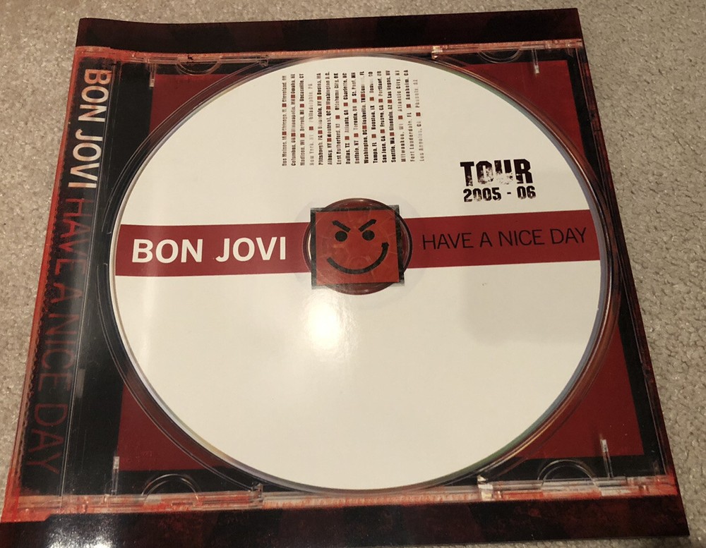 Bon Jovi Original Have a Nice Day Tour 2006 Concert Program Book