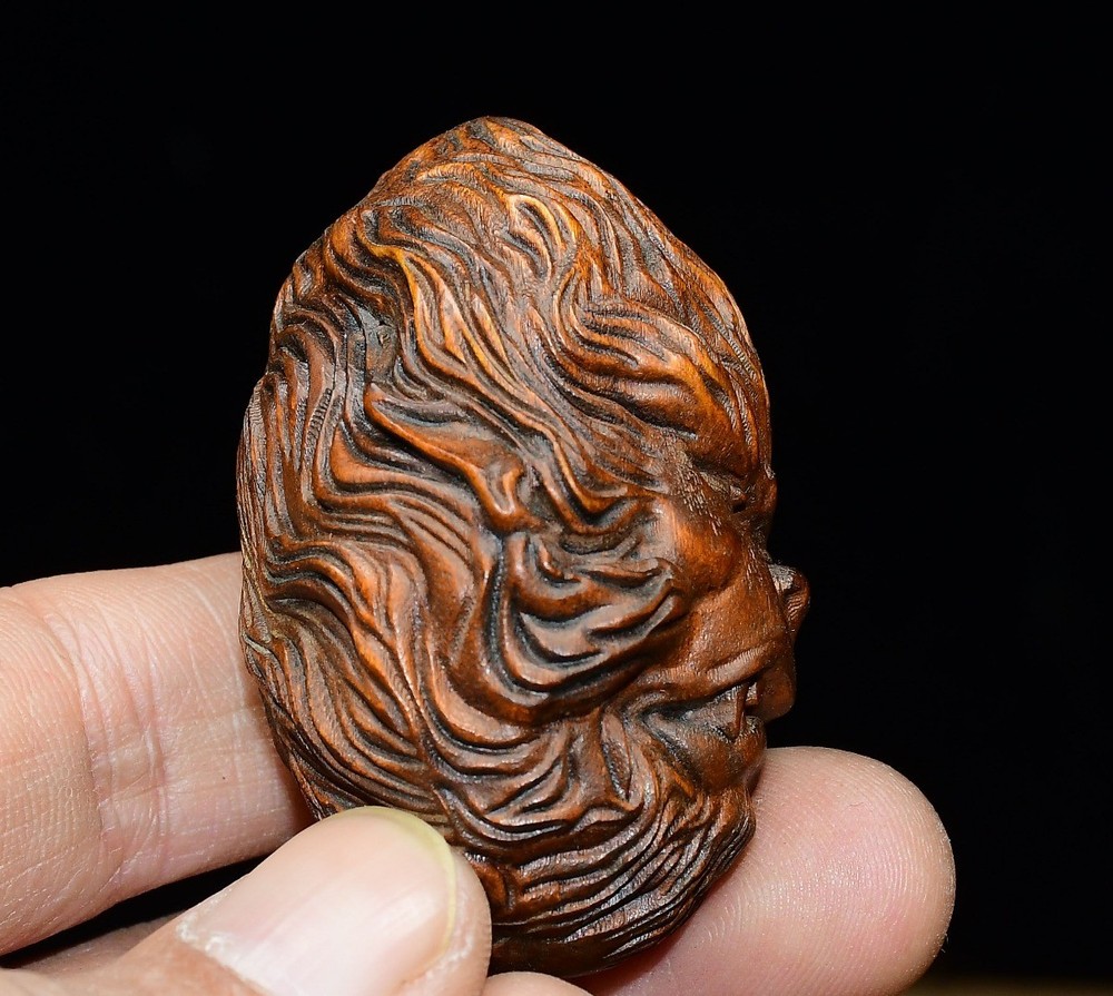 Exquisite Small Leaf Boxwood Wukong Handle