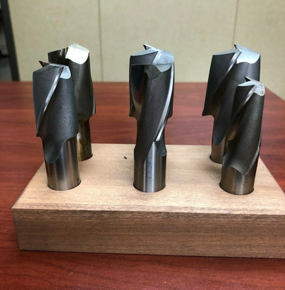 END MILL SET 3/4" - 1 1/2" M42 6 PCS
