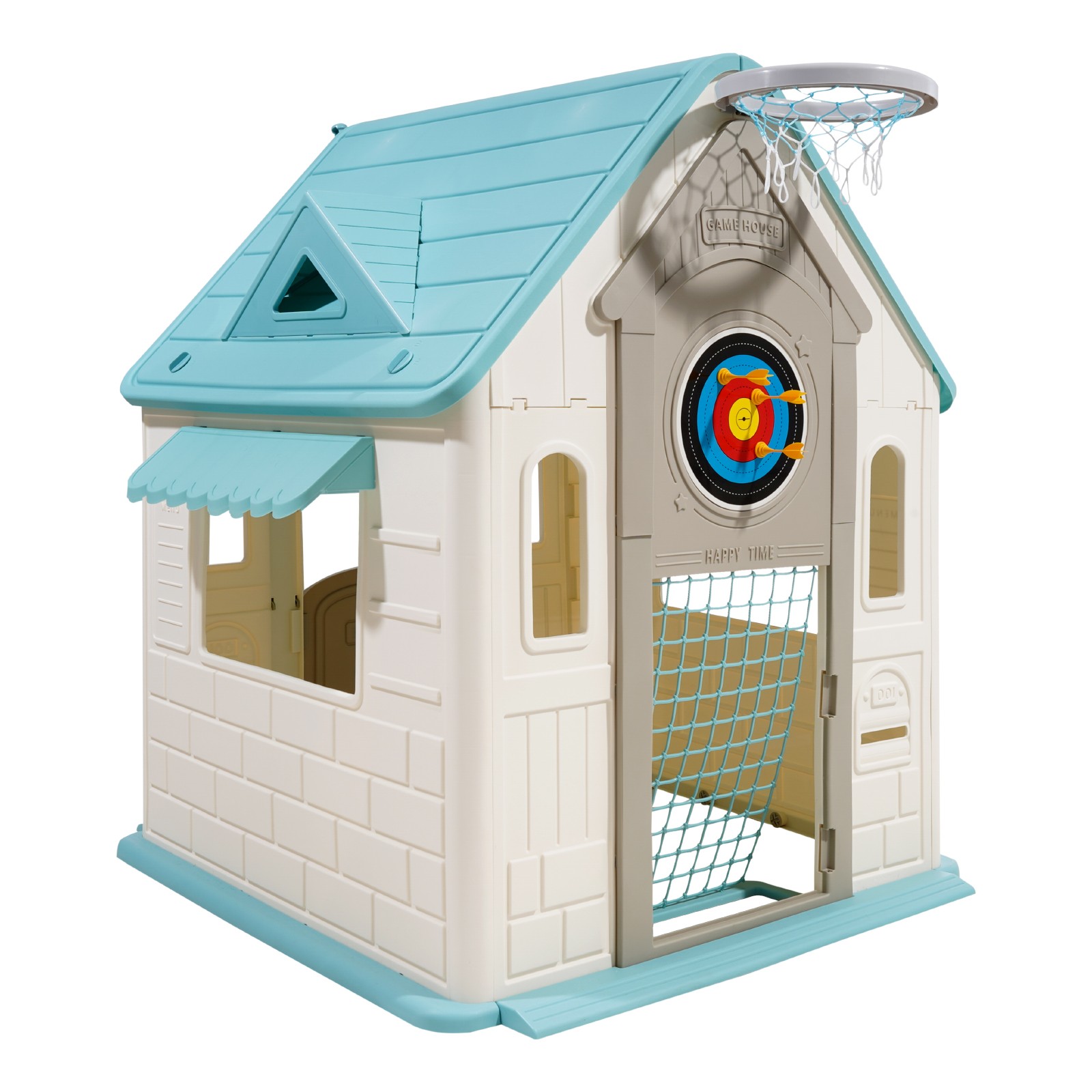 Uimoso 5-in-1 Kids' Indoor and Outdoor Playhouse for Ages 2 and Up
