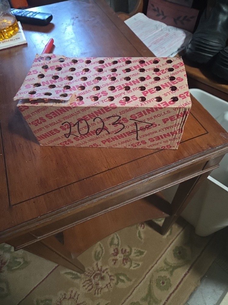2023 P penny box sealed 50 rolls