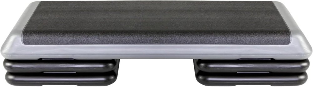 The STEP Aerobic Platform with 4 Adjustable Risers for Home Workouts