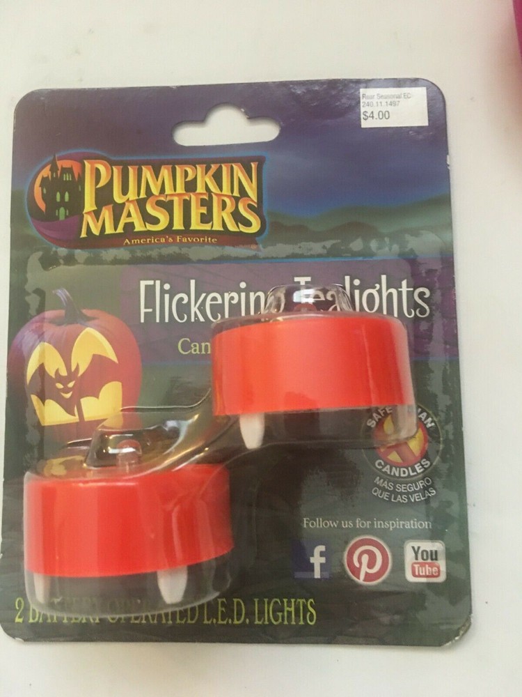 Pumpkin LED light & carving kit with different characters Halloween Tools