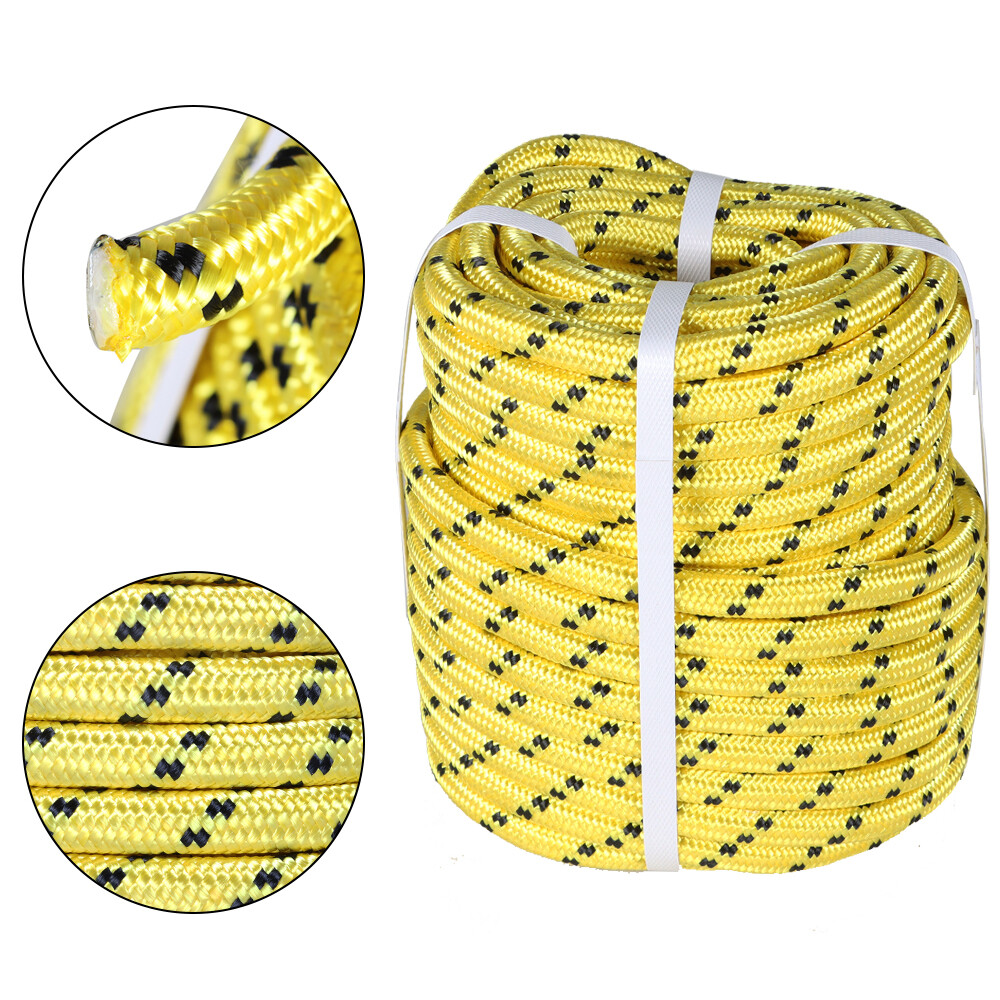 Braided Polyester Arborist Rigging Garden (1/2"×200ft) Strong Pulling Rope